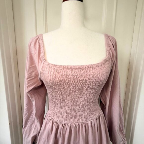 FREE PEOPLE FP BEACH Colette Convertible Mini Dusty Himalayan Pink Dress Size M - Picture 3 of 12